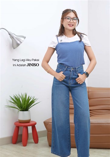 In this economy, harga jeans 500 ribuan semua… padahal PLAYDATE 653 gak sampe segitu🧐🛒 ft. PLAYDATE 653 - TB/BB 161/47 #jiniso #jinisoemangkeren #baggyjeans #highwaist #jadikeren