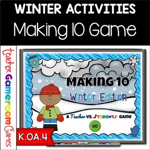 Making 10 Winter Powerpoint Game