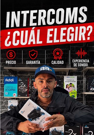 Intercom para moto: compara Q58, Freedconn y Cardo — prueba de audio