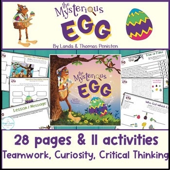 Easter Read Aloud Activities- Problem Solving, Friendship- The Mysterious Egg