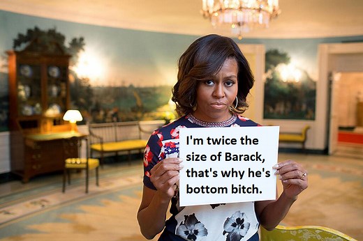Michael LaVaughn Robinson: Deep State Satanic NWO Tranny, Also Known As Michelle Obama