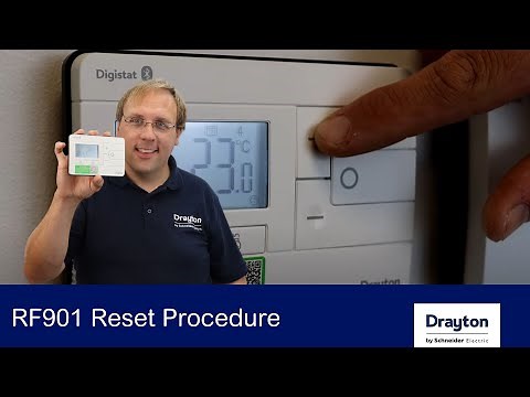 New Digistat - RF901 Reset Procedure