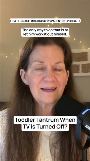 Toddler Tantrum When TV is Turned Off