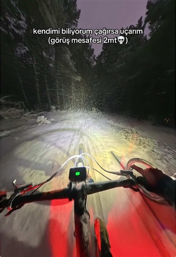 görüş mesafesi 2mt💀 #mtb