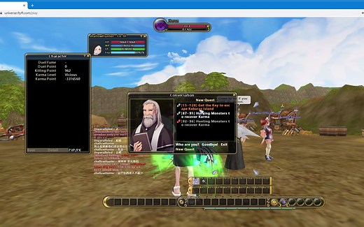 网页飞飞-Flyff Universe -装备 武器 加点 快速越狱