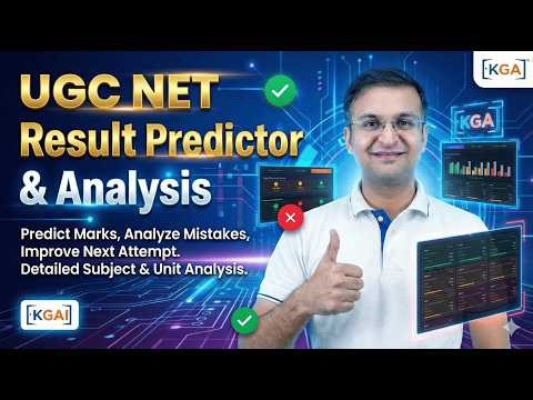 UGC NET Result Predictor & Deep Analysis 📊: Check Result & Fix Your Mistakes! 🚀