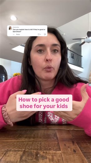 Ashley | Peds PT on Instagram: "Here’s what I look for as a pediatric PT when choosing shoes for toddlers and kids: • lightweight • breathable • wide toe box • supportive heel • adjustable strap • semi-flexible sole Good shoes should support development without over-restricting movement. Comment SHOES and I’ll send my favorite options + brands 👟 Save this for your next shoe shopping trip. #childdevelopment #pediatricpt #pediatricphysicaltherapy #babydevelopment #kidsshoes"