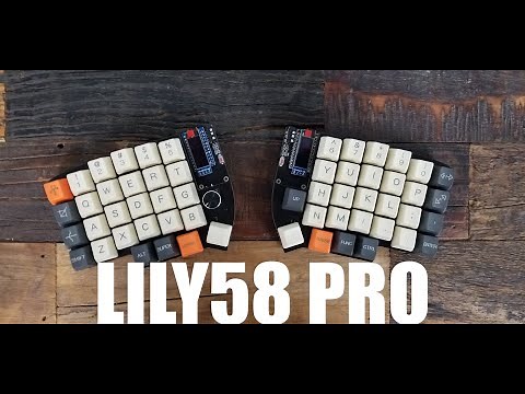 Lily58 Pro split Keyboard Assembly