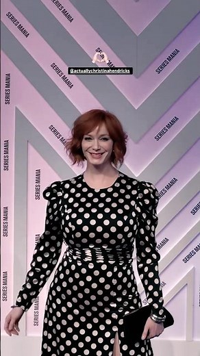 Christina Hendricks at the Series Mania Festival in France. #christinahendricks