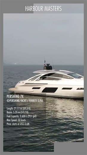 Pershing 7X | Ultra-Modern Italian Performance Superyacht