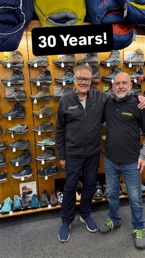 Lockwoods Ski & Outdoors on Instagram: "Big appreciation post! February marks 30 years since our legendary walking boot fitter Steve Robinson started working at Lockwoods. He is your go to guru for everything “outdoor” and walking boot! Over the years he has helped shape our walking boot department in to the fabulous offering we have now! Please leave comments of appreciation for the great work he’s done over this time. Here is to the next 30 years😂 #walkwalkwalk #guru #30years #boots"