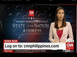 President Rodrigo Duterte's first SONA is making waves on social media. www.cnn.ph #SONA2016 | NewsWatch Plus Philippines