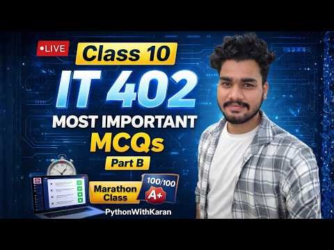 Class 10 IT (402) Most Important MCQs 🔥 | CBSE Board Exam 2026 | Sure-Shot Questions