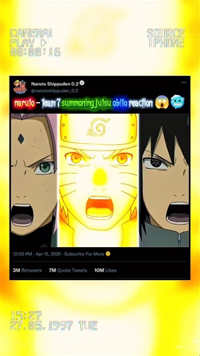 naruto - team 7 summoning jutsu obito reaction #shorts #naruto #viral #sage #adiaava #dialough