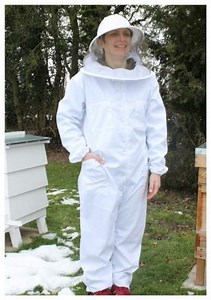 All-in-One Bee Suit with Helmet, Adult