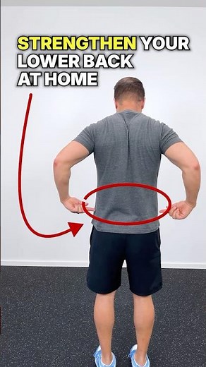 Strengthen Your Lower Back At Home [ZERO Equipment!]
