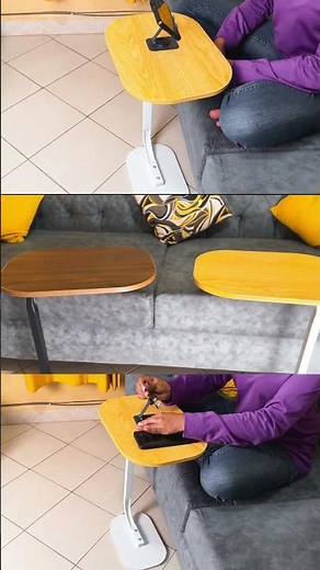 Small Living Room Hack: C-Shape Sofa Side Table | Slide-Under & Space-Saving