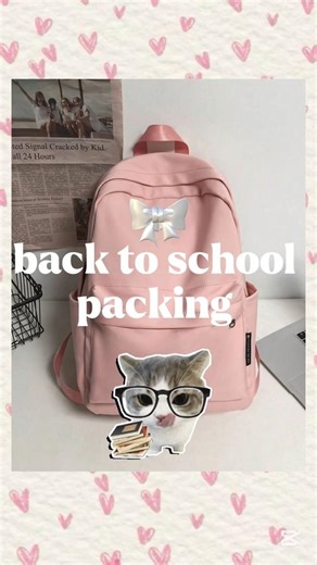 Back to School Prep: Packing EVERYTHING I Need! 🎀💫