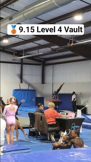 10-11-25 3rd Place 9.15 Vault Level 4 District 3 Championships - Texas Dynamix Gymnastics Royse City