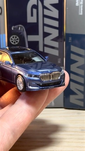 BMW 7 Series on STEROIDS! What do you think of this Alpina B7 by Mini GT?? #minigt #BMW #diecast