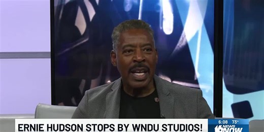 CLIP: Ernie Hudson on WNDU 16 News Now at 4