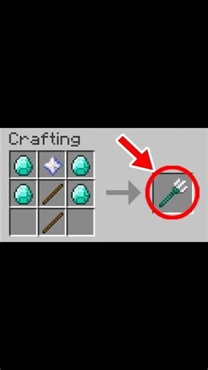 how to craft trident 🔱 in Minecraft please subscribe to my channel