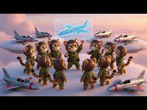 Tiny Pilots vs. Giant War Machines | 3D Animated Dogfight | VeloFeline