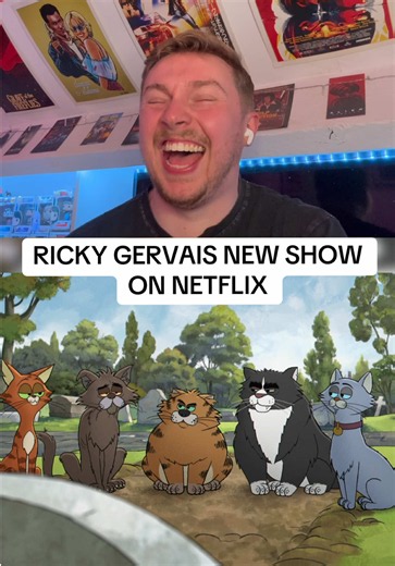 Ricky Gervais New Show Alley Cats on Netflix is hilarious! #whattowatch #netflix #alleycats #rickygervais #funny @NetflixUK