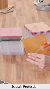 Verbatim CD DVD Blu-Ray Disc Slim Storage Disc Cases 0.2 inches Assorted Colors 50 Pack (40 Clear - 10 Colors) -71128