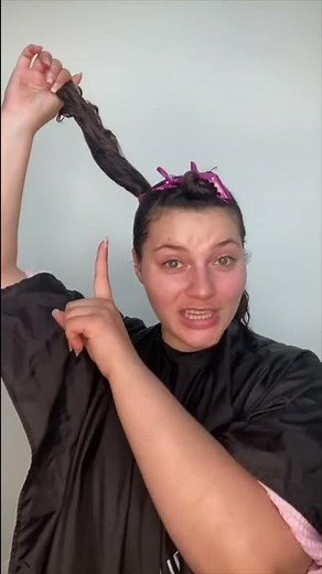 TRIMMING MY CURLY HAIR AT HOME (pigtails haircut)