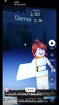 i reached demon+ on Master difficulty chart obby!