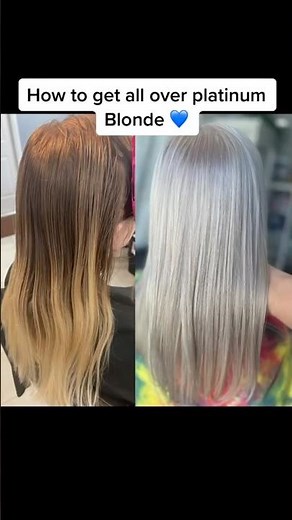 How to Get Platinum Blonde Hair #blonde #hairstyle #haircare