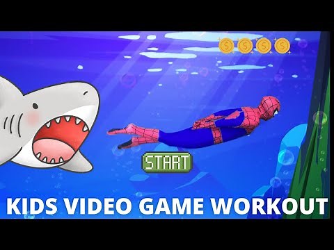 LEVEL UP! Spider-Man Video Game Workout For Kids (Spring Break Brain Break!)