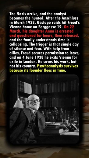Sigmund Freud Hunted: Anna Freud Arrested—Then the Escape to London
