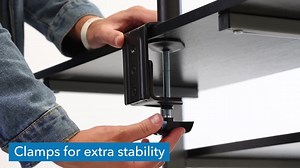 mount-it! 28 in. Silver Rolling Computer Standing Desk with Monitor Mount MI-7942 - The Home Depot