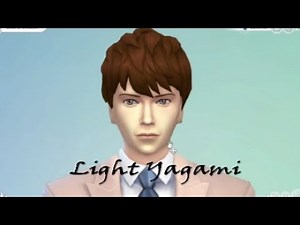 Recreating Light Yagami (DEATH NOTE)In Sims4