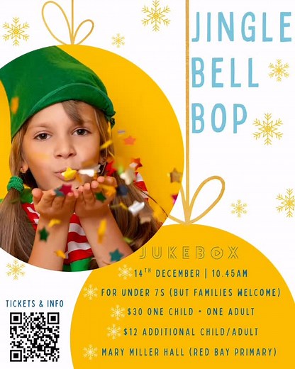The JukeBox Jingle Bell Bop is here! A magical Christmas adventure with music, lights, bells and an elf who needs a little bit of help! Join us on Sunday 14th December at 10.45am for some festive Christmas fun. Book now or find more info at www.jukebox.ky/jinglebellbop | JukeBox | Facebook