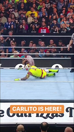 #Carlito answered the call and evened the odds at #WWEFastlane! 🍎🔥 | WWE Network