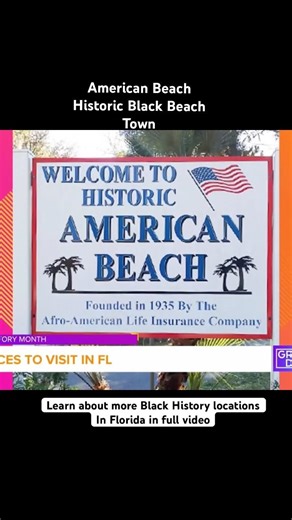 American Beach Historic Black Beach Town on Amelia Island Florida #blackhistorymonth