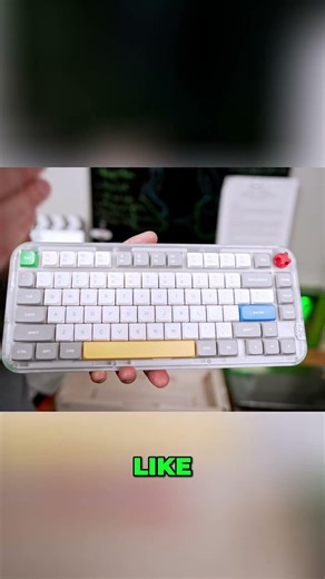 Retro Keyboard with 80s Style
