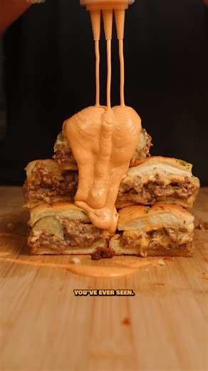 Christopher Smith on Instagram: "Smoked Cheeseburger Sliders 🍔 These sliders are insanely simple to make — just season the beef, mix the sauce, and stack everything together. The flavor hits like a cheat-code: buttery buns, melty cheese, and that sweet-tangy sauce turning them into absolute slider goodness. Y’all know where to find the full recipe! #recipe #carnivore #bbq"