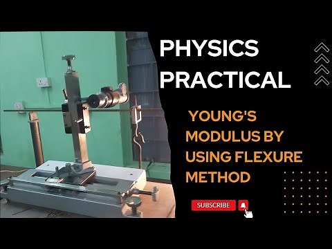 Determination of Young's modulus by Flexure method|Detailed explanation with practical #practical