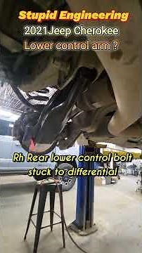 Jeep Cherokee 2021 Lower Control Arm Replacement. #CherokeeLowerArm, #CherokeeSuspension,