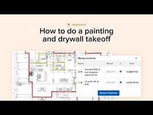Painting & Drywall Takeoffs