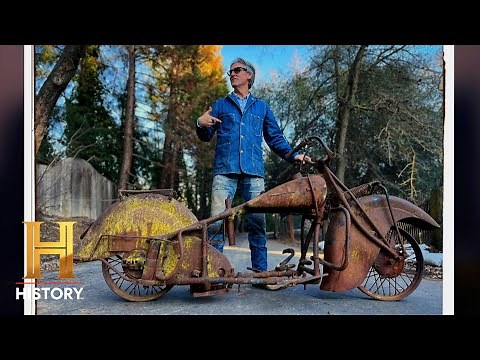American Pickers: Mike Buys a Banged Up 1941 Indian Four (Season 24) | History