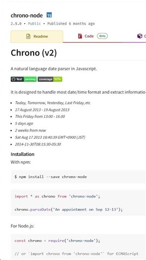 Turn human-readable time expressions into usable dates without AI #javascript #lowtoken #npm