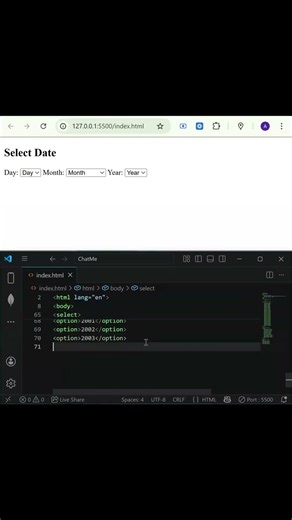 how to make a drop-down button for beginners #frontendcourse #coding #programming #javascript