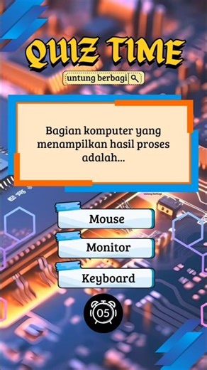 Which Computer Part Displays the Output? 💻 | Tech Quiz Challenge #Shorts
