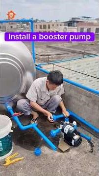 Install booster pump #chniaplumber #boosterpump #waplumq#