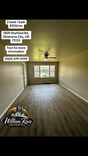 New backsplash. New sink and faucet. New appliances. New toilet and vanity. New floors. 2 bedroom 1 bath. Fenced back yard. 1 car garage. Great location washer and dryer hookups in garage. New paint. #oklahomacity #oklahoma #okc #viral #fypppp